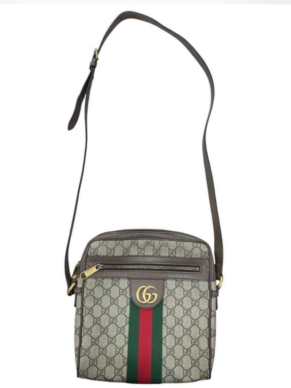 Gucci Ophidia GG Supreme Messenger Crossbody Bag Unisex
